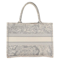 Christian Dior Book Tote Printed Canvas