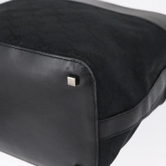 Gucci Vintage Shoulder Bag GG Canvas and Leather