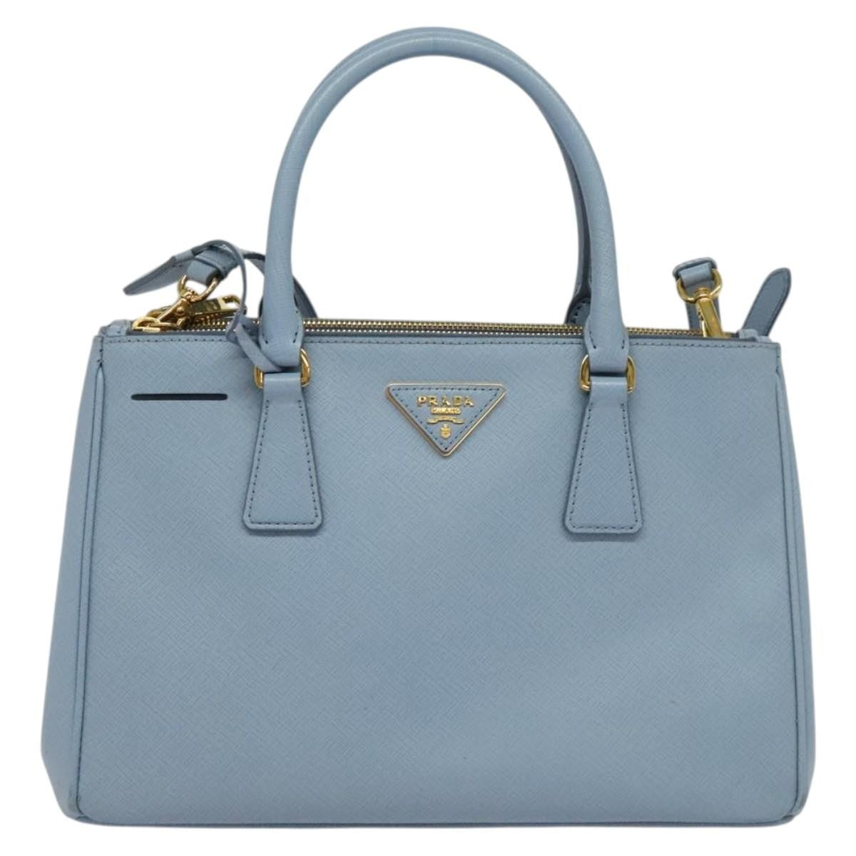 Prada Double Zip Lux Tote Saffiano Leather