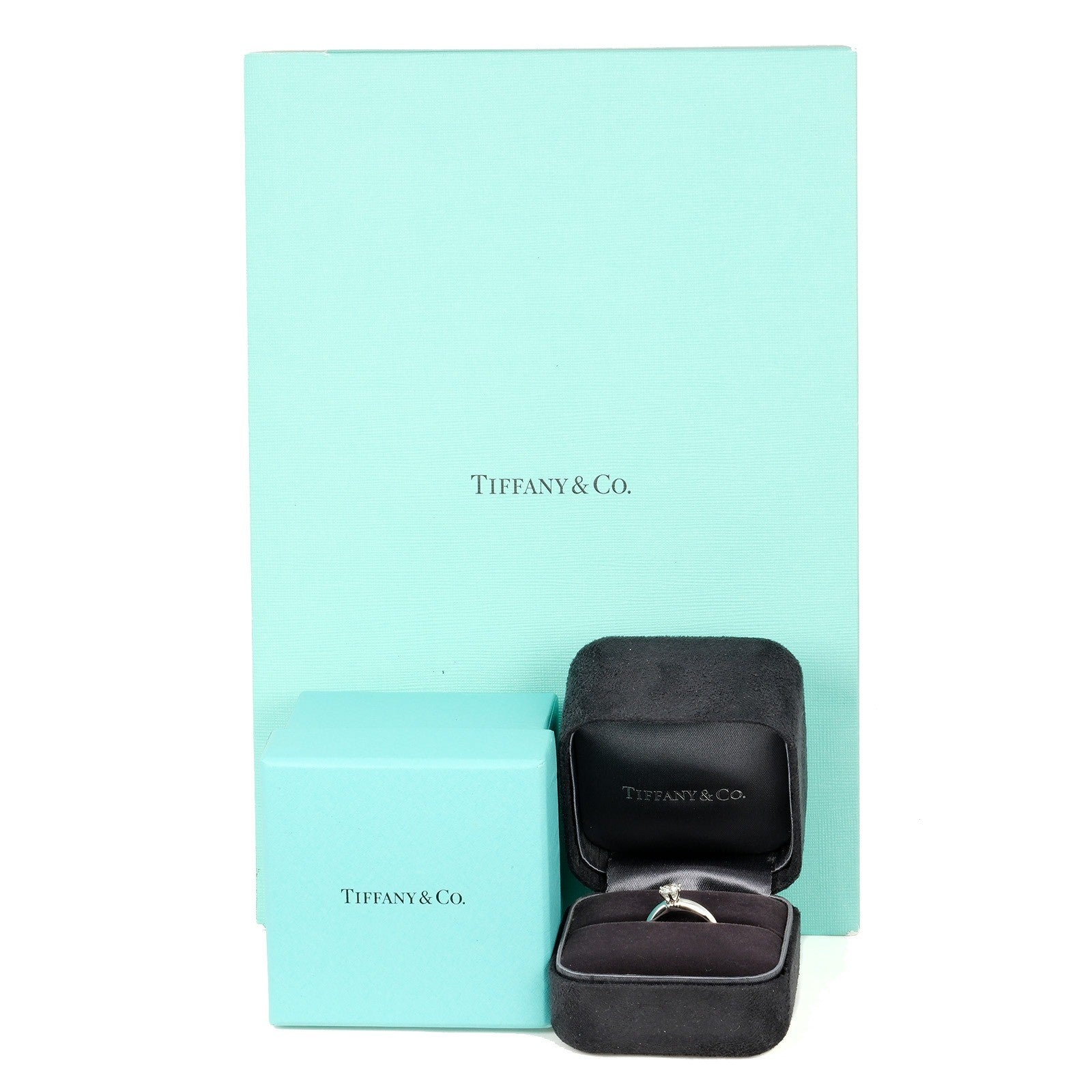Tiffany & Co. Tiffany Setting Solitaire Ring Platinum with RBC Diamond I/VS1
