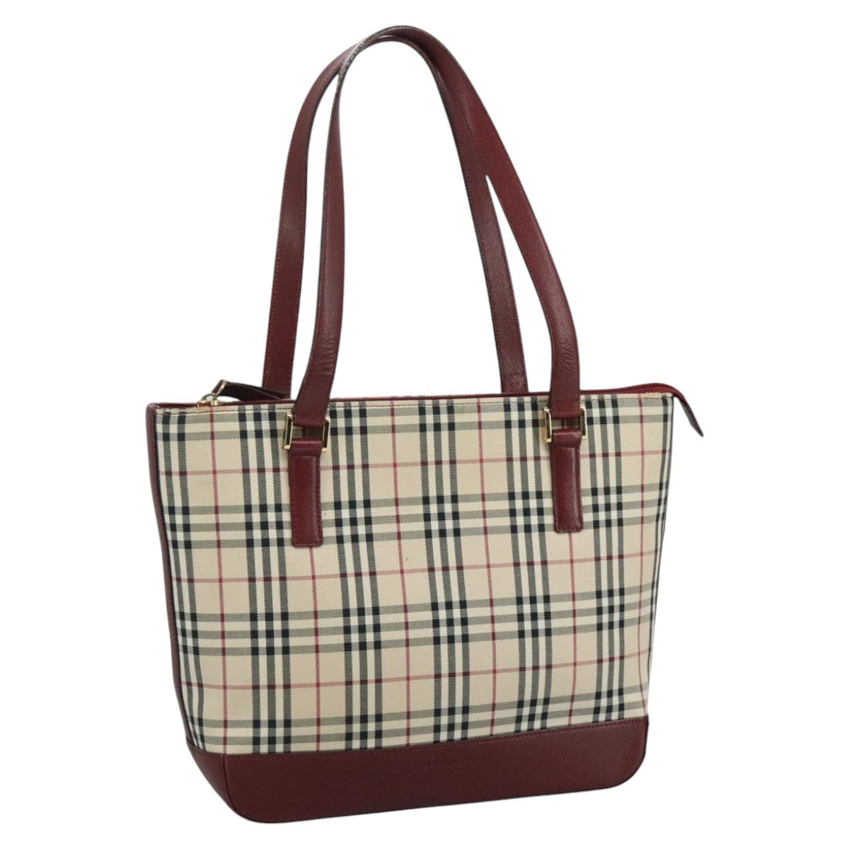 Burberry Nova Check Tote canvas check pattern