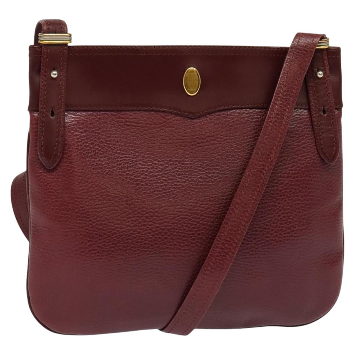 cartier Must de Cartier Shoulder Bag Leather