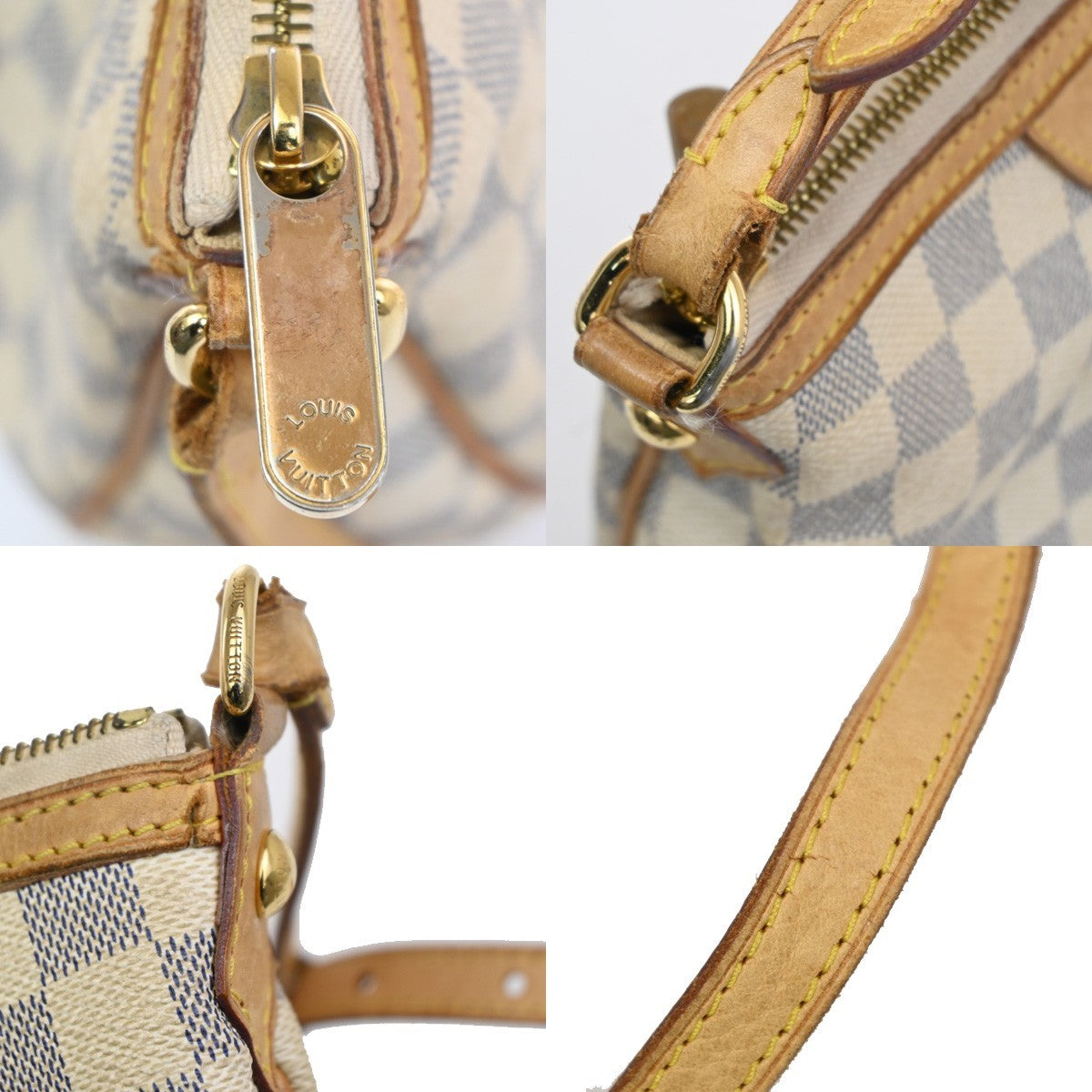 Louis Vuitton Siracusa Handbag Damier