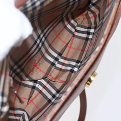 Burberry Vintage Shoulder Bag Leather