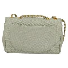 Bally Vintage Chain Shoulder Bag Quilted Leather