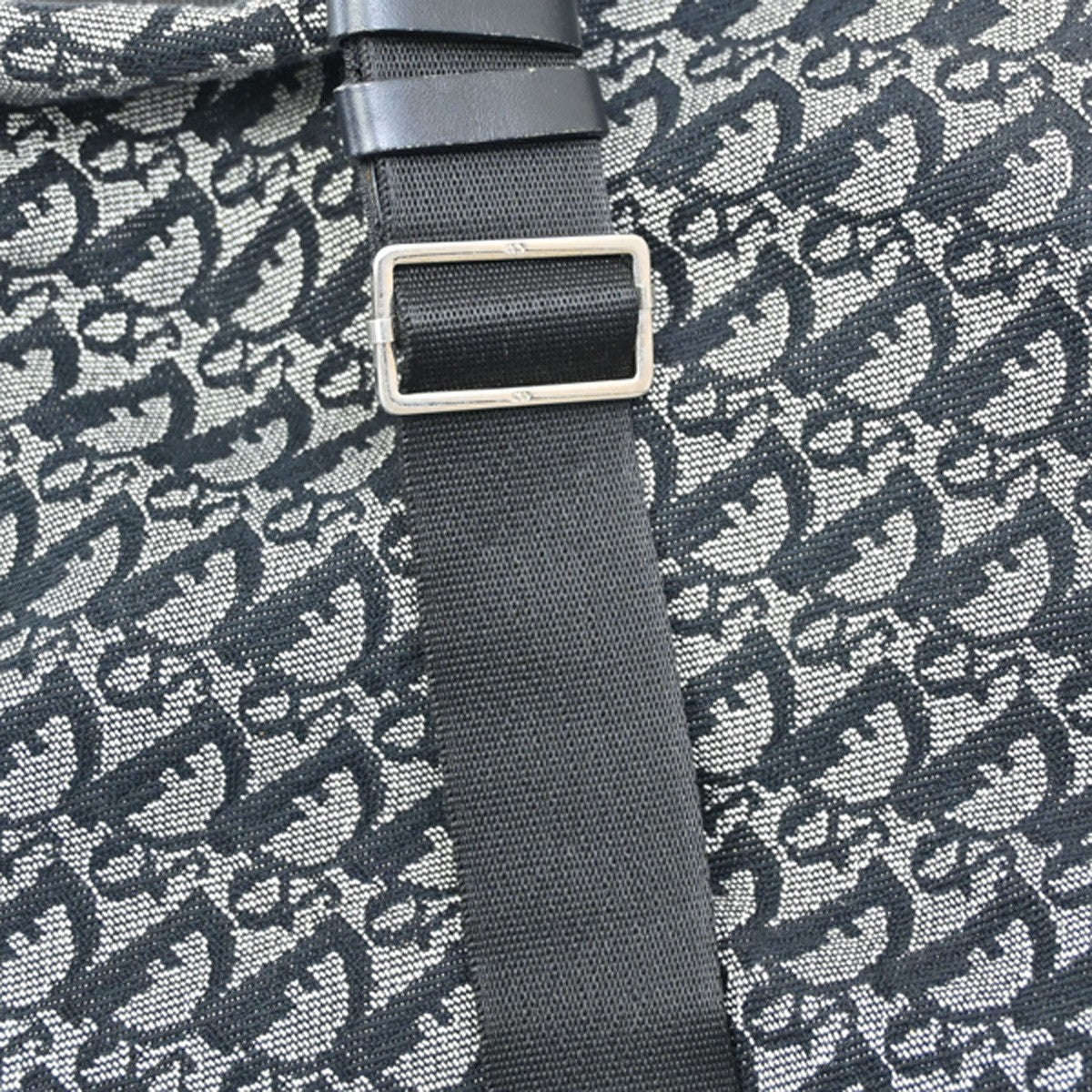 Christian Dior Vintage Trotter Messenger Bag Diorissimo Canvas