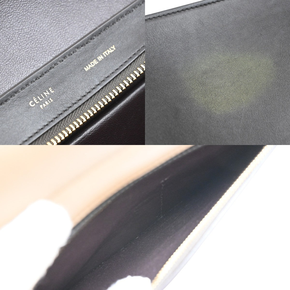 Celine Tricolor Trapeze Bag Leather