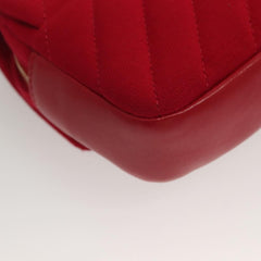 Chanel Classic Single Flap Bag Chevron Jersey