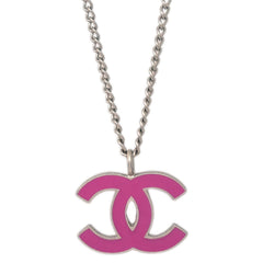 Chanel CC Pendant Necklace Metal