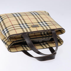 Burberry Vintage Tote Vintage Check Coated Canvas