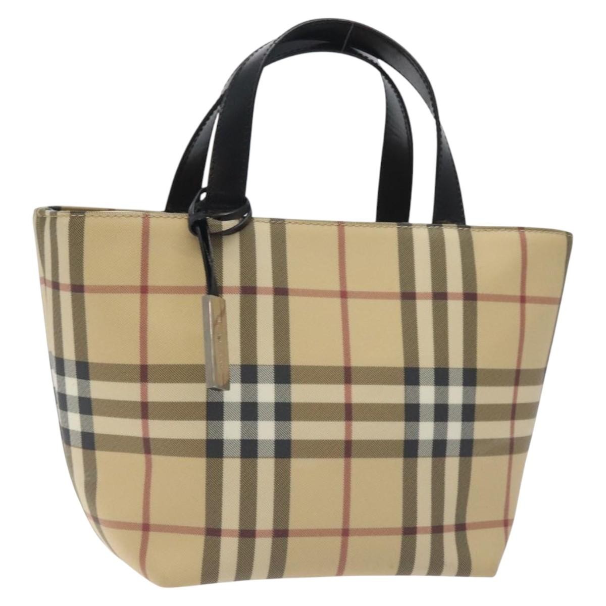 Burberry Nova Check Tote canvas check pattern