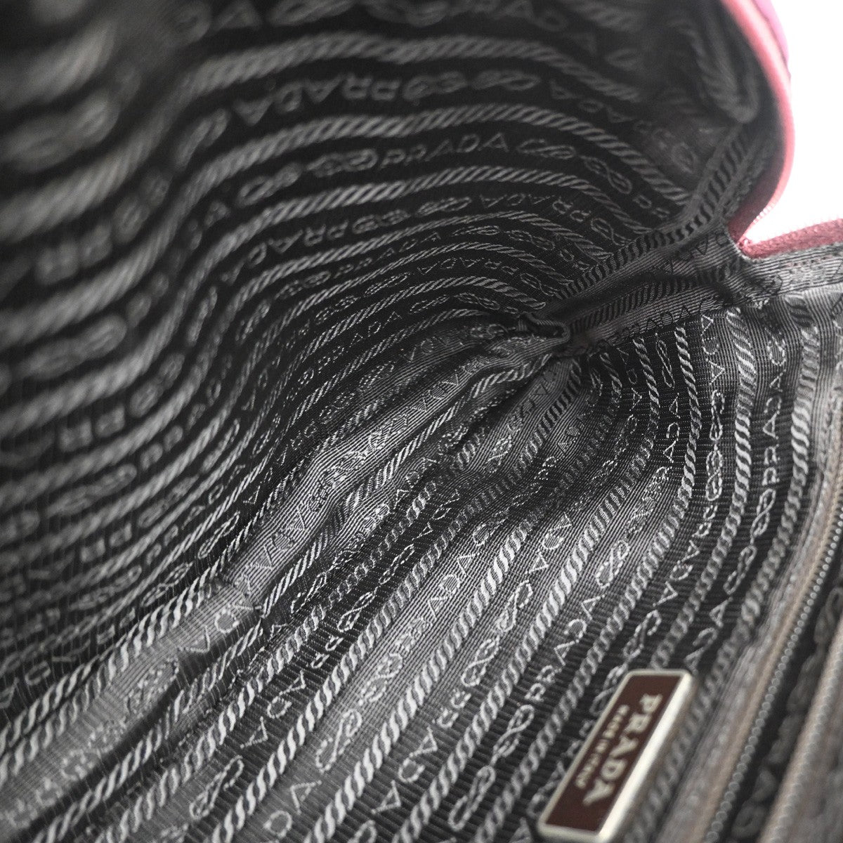 Prada Buckle Messenger Bag Tessuto