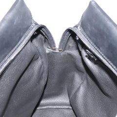 Celine Circle Logo Handbag Leather