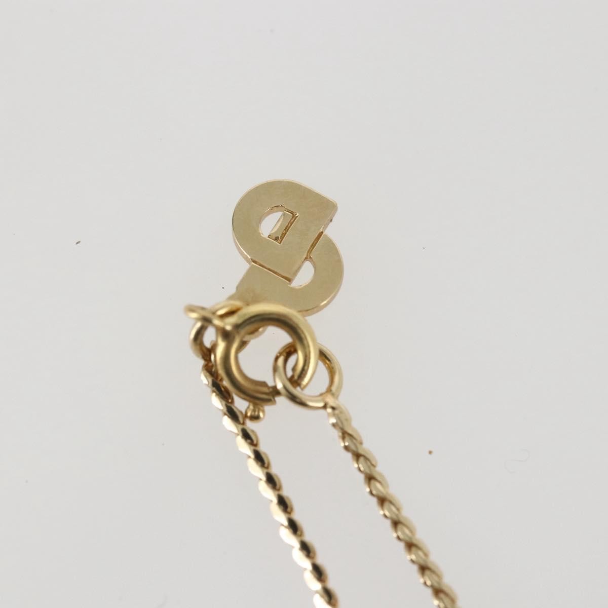 Christian Dior CD Pendant Necklace Metal