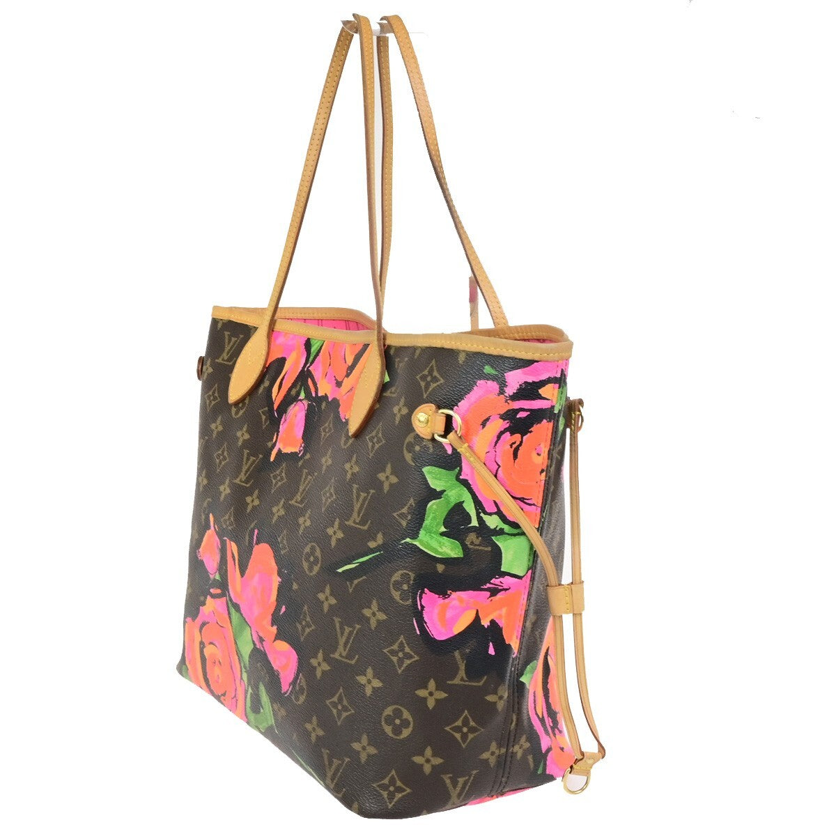 Louis Vuitton Neverfull Tote Limited Edition Monogram Roses
