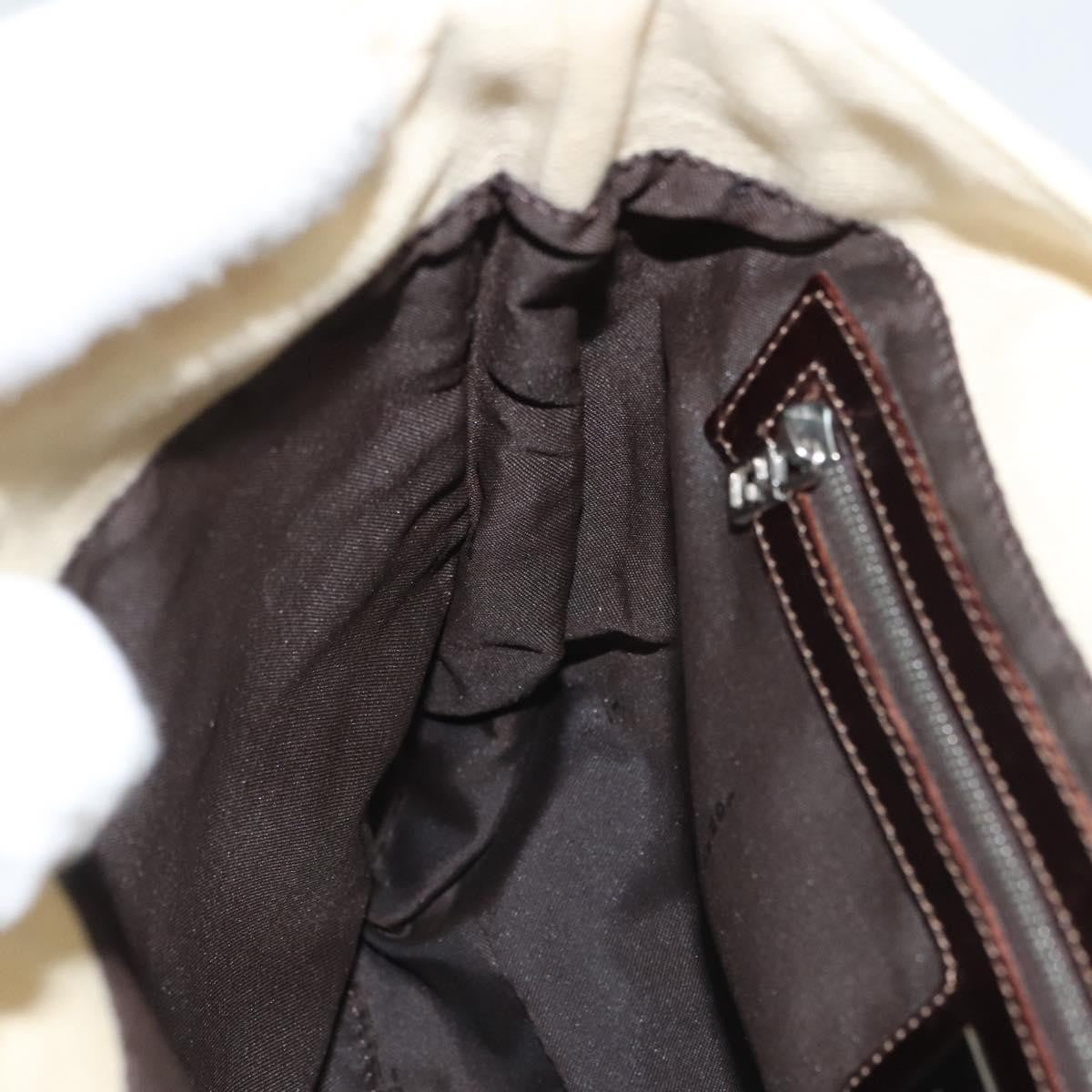 Fendi Mamma Baguette Shoulder Bag Canvas