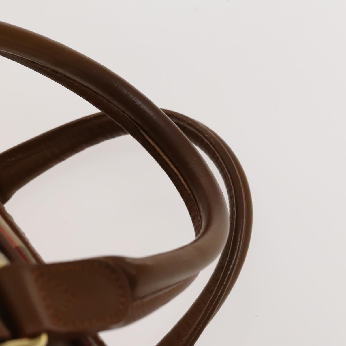 Burberry Vintage Duffle Bag Horseferry Check Canvas