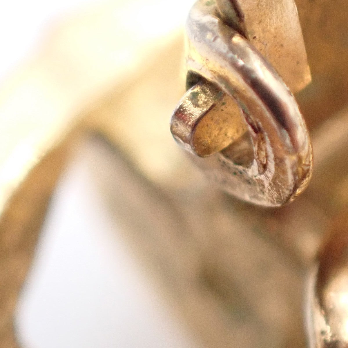 Chanel Vintage CC Round Button Clip-On Earrings Metal