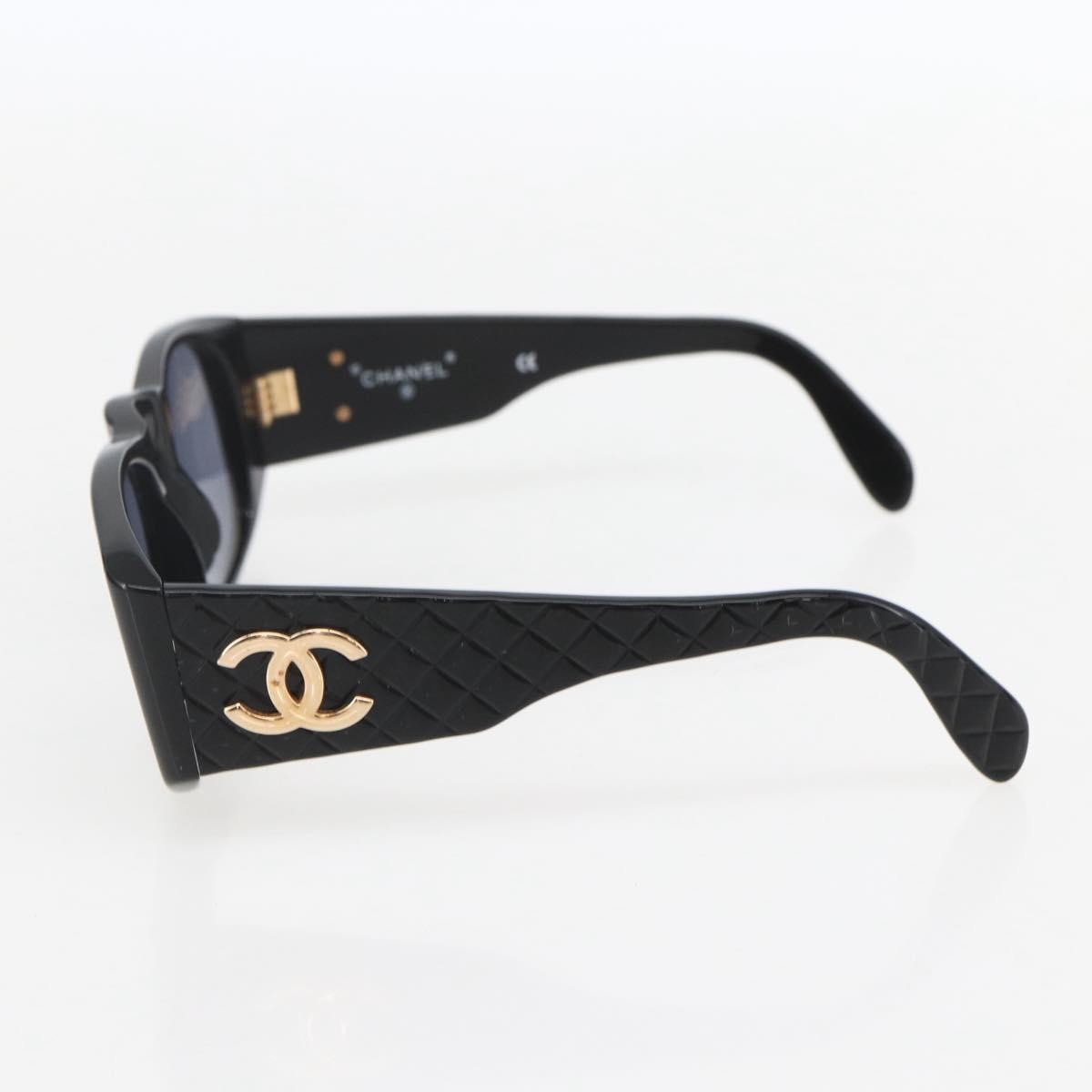 Chanel CC Logo Matelasse Sunglasses Eye Wear Plastic