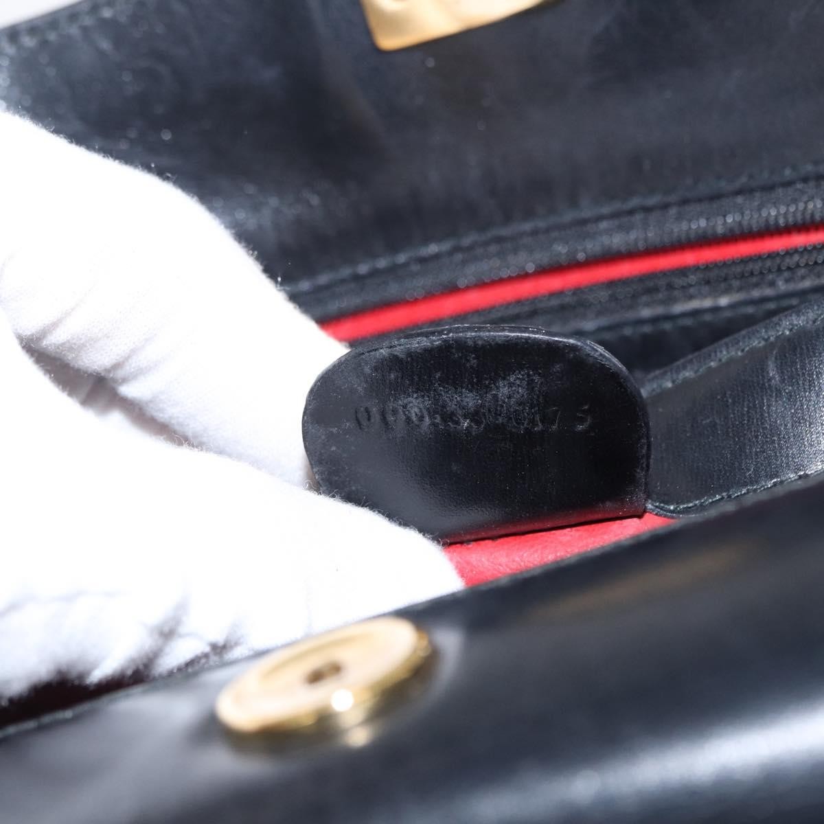 Gucci Vintage Convertible Bamboo Box Crossbody Bag Leather