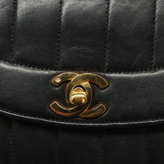 Chanel Vintage CC Flap Shoulder Bag Vertical Quilt Lambskin