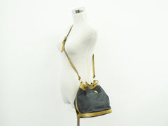 Celine Triomphe Drawstring Bucket Bag Leather