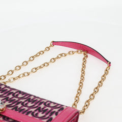 Miu Miu Chain Shoulder Bag Canvas