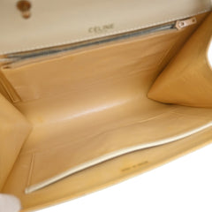 Celine Vintage Triomphe Flap Bag Leather