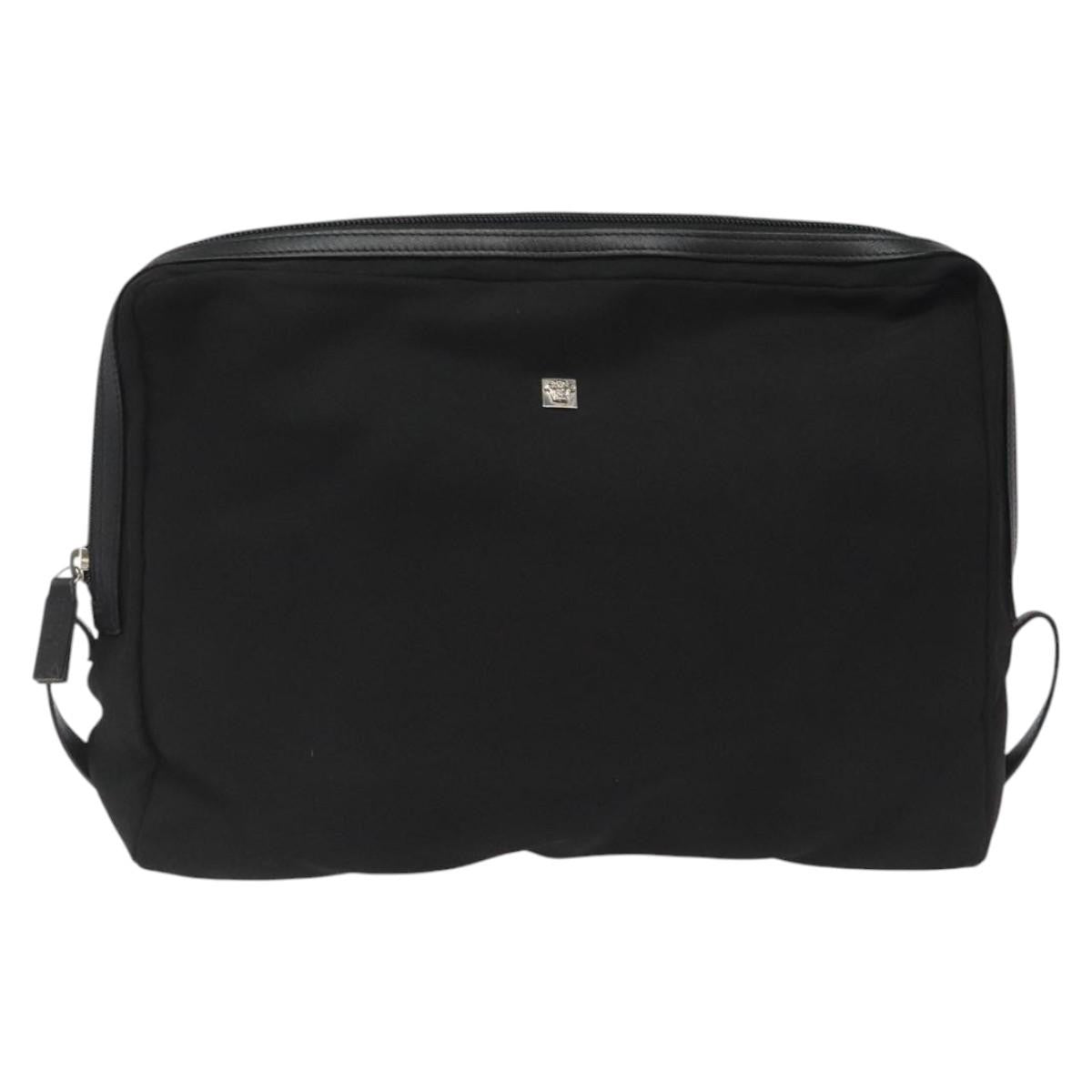 Versace Vintage Zip Pouch Canvas