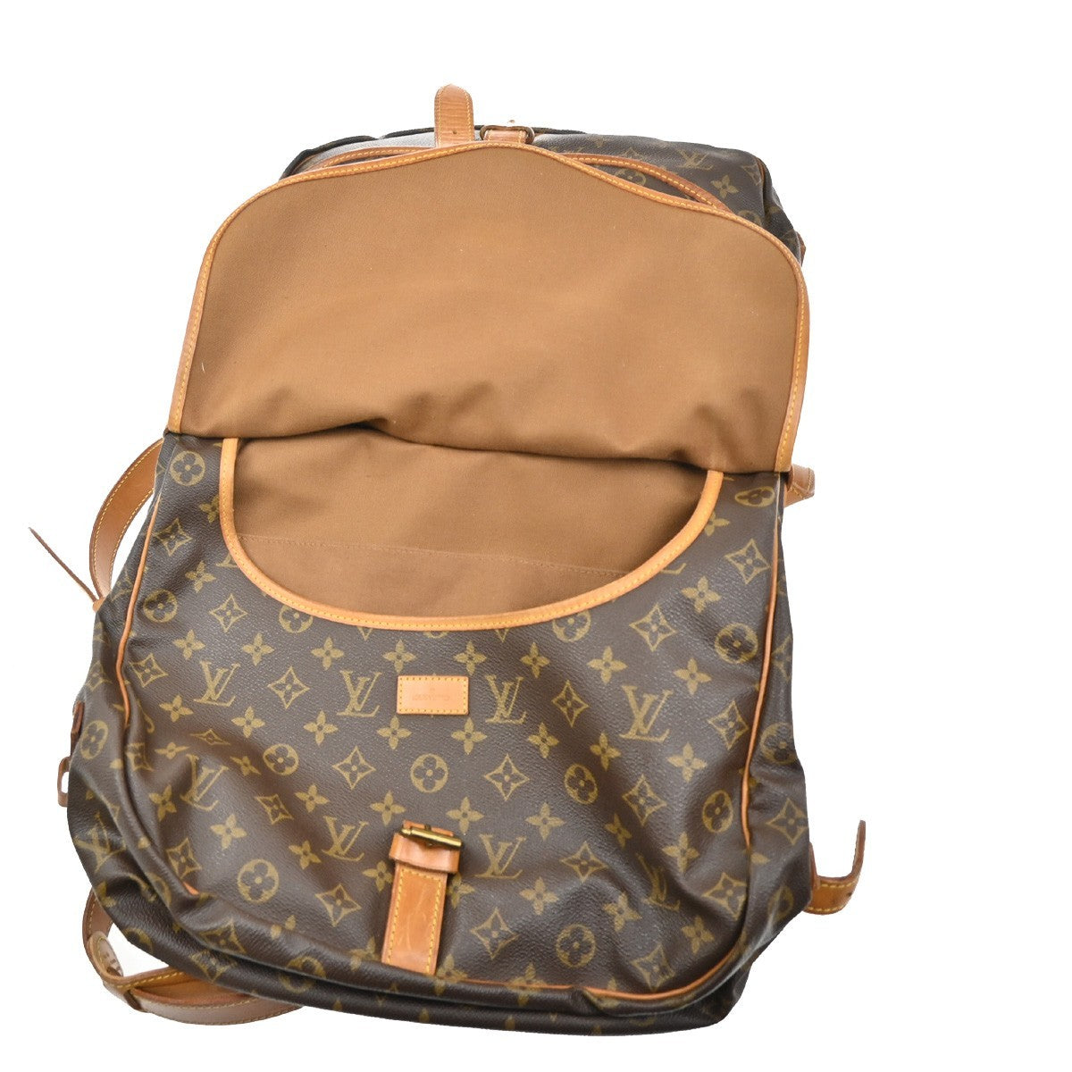 Louis Vuitton Saumur Handbag Monogram Canvas