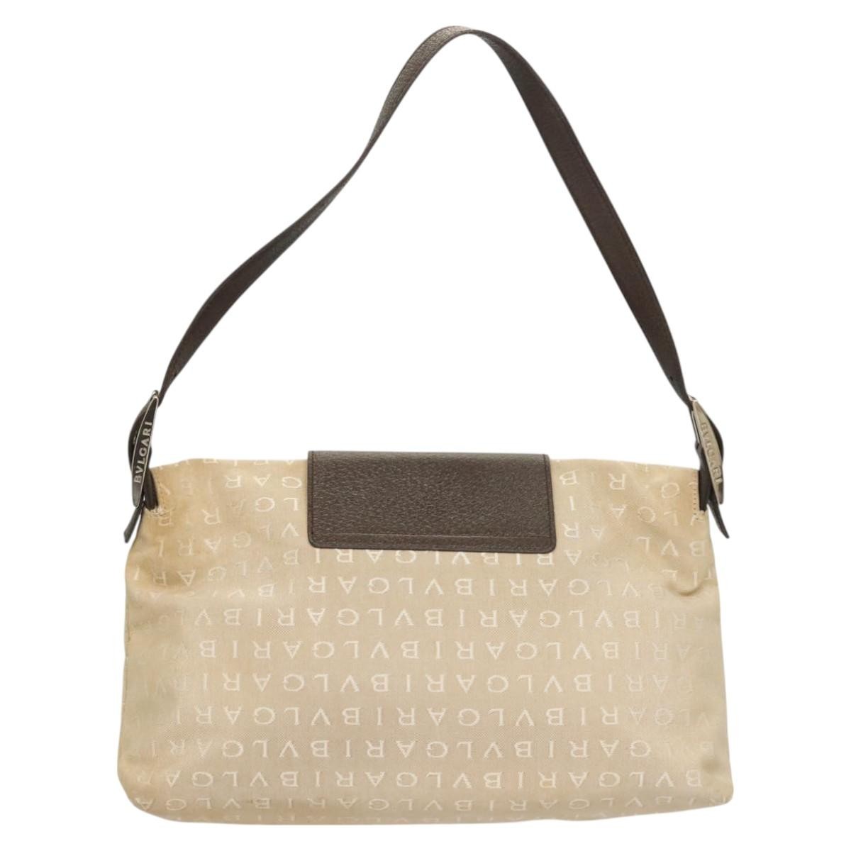 Bvlgari B.Zero1 Logomania Bag Canvas with Leather