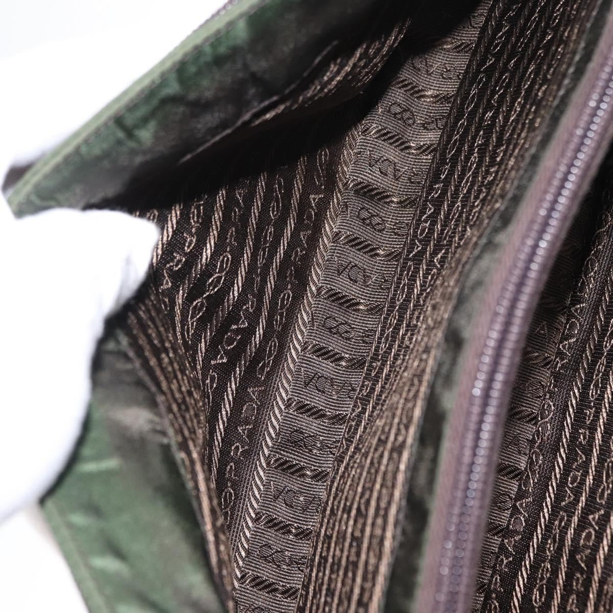 Prada Double Buckle Flap Messenger Bag Tessuto