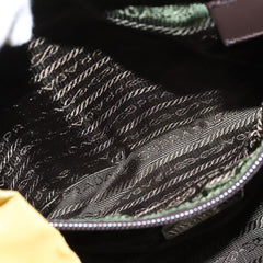 Prada Double Front Pocket Backpack Tessuto