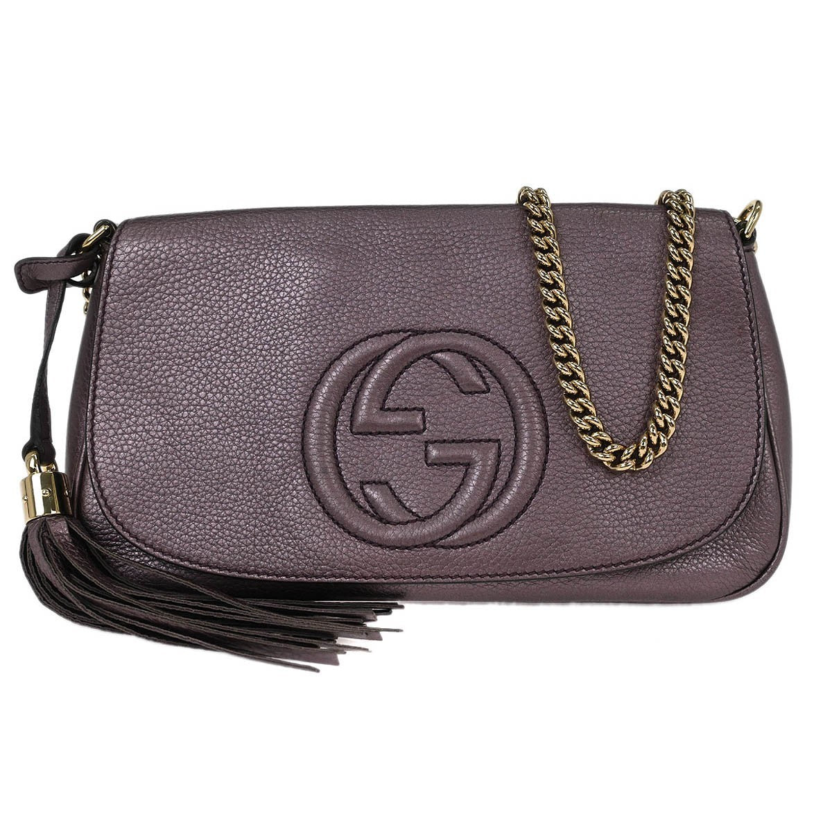 Gucci Soho Chain Crossbody Bag Leather