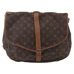 Louis Vuitton Saumur Handbag Monogram Canvas