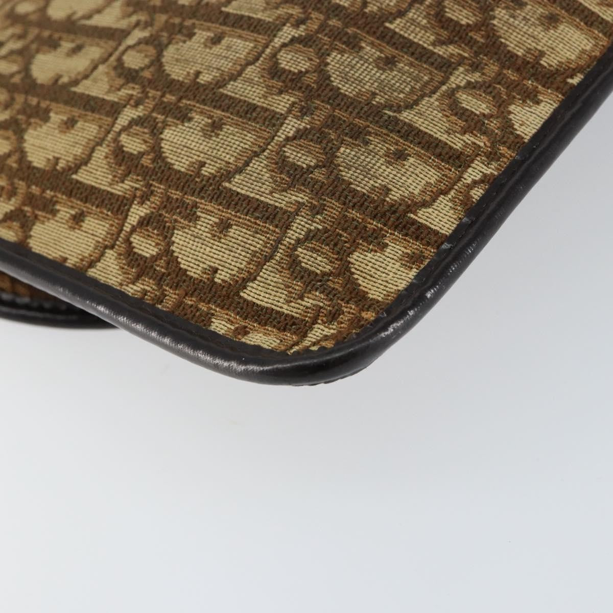 Christian Dior Vintage Trotter Shoulder Bag Canvas