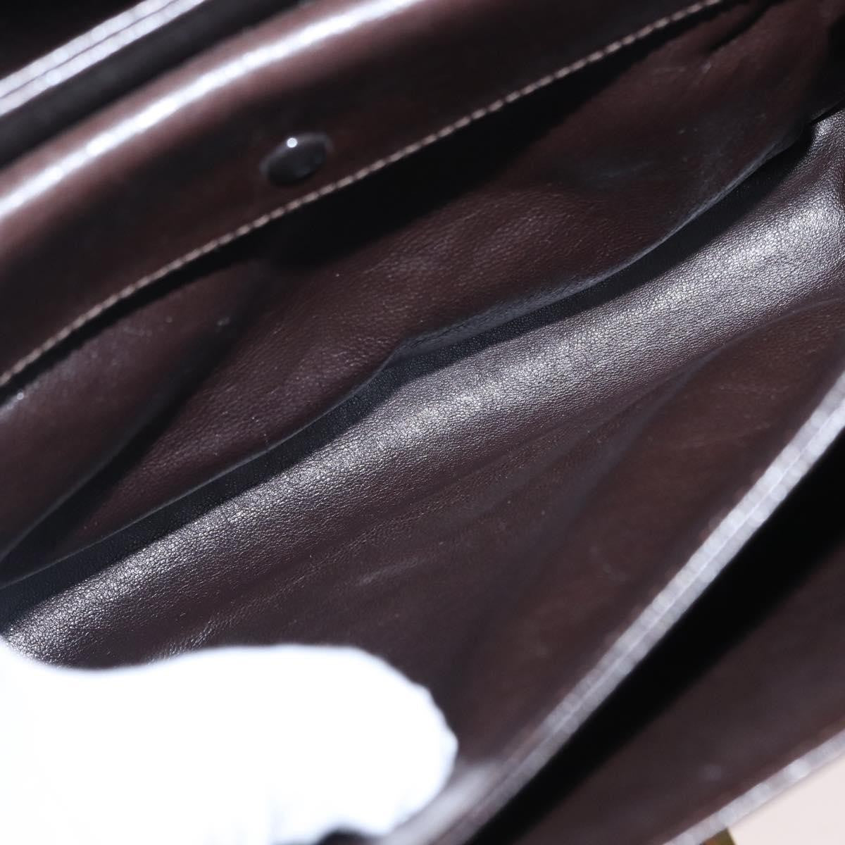 Celine Vintage C Sulky Horsebit Shoulder bag Canvas and Leather