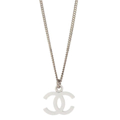 Chanel CC Pendant Necklace Metal