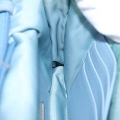 Prada Etiquette Flap Bag Studded Tessuto