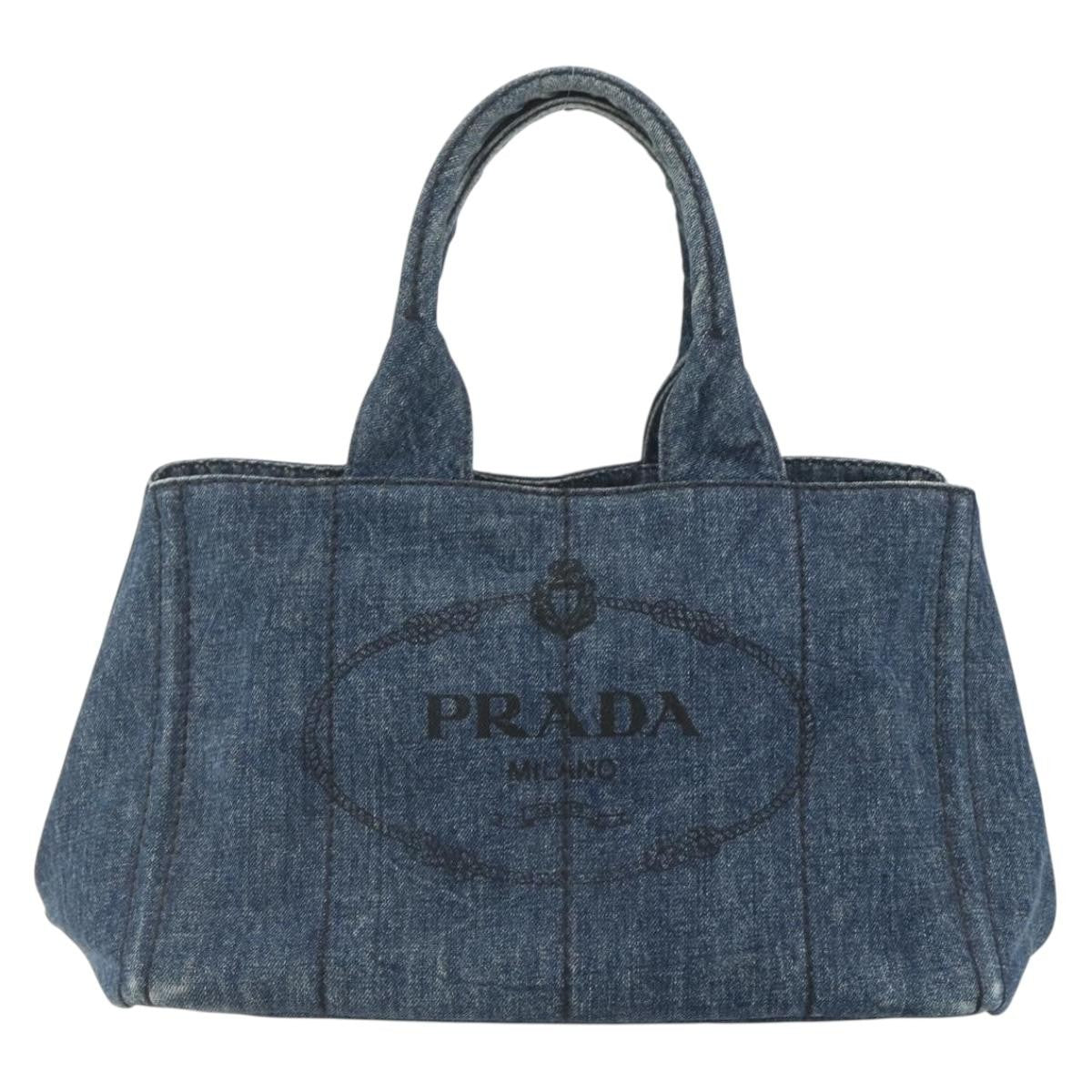 Prada Canapa Tote Denim