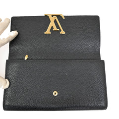 Louis Vuitton Capucines Long Wallet Leather