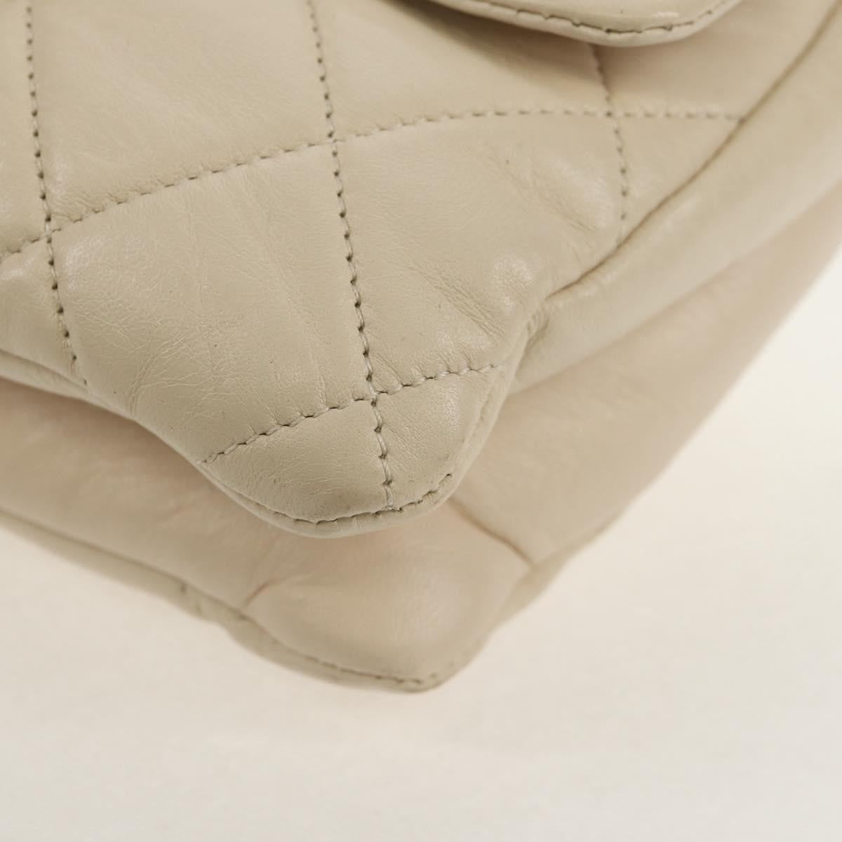 Chanel Padded Envelope Flap Bag Quilted Aged Calfskin