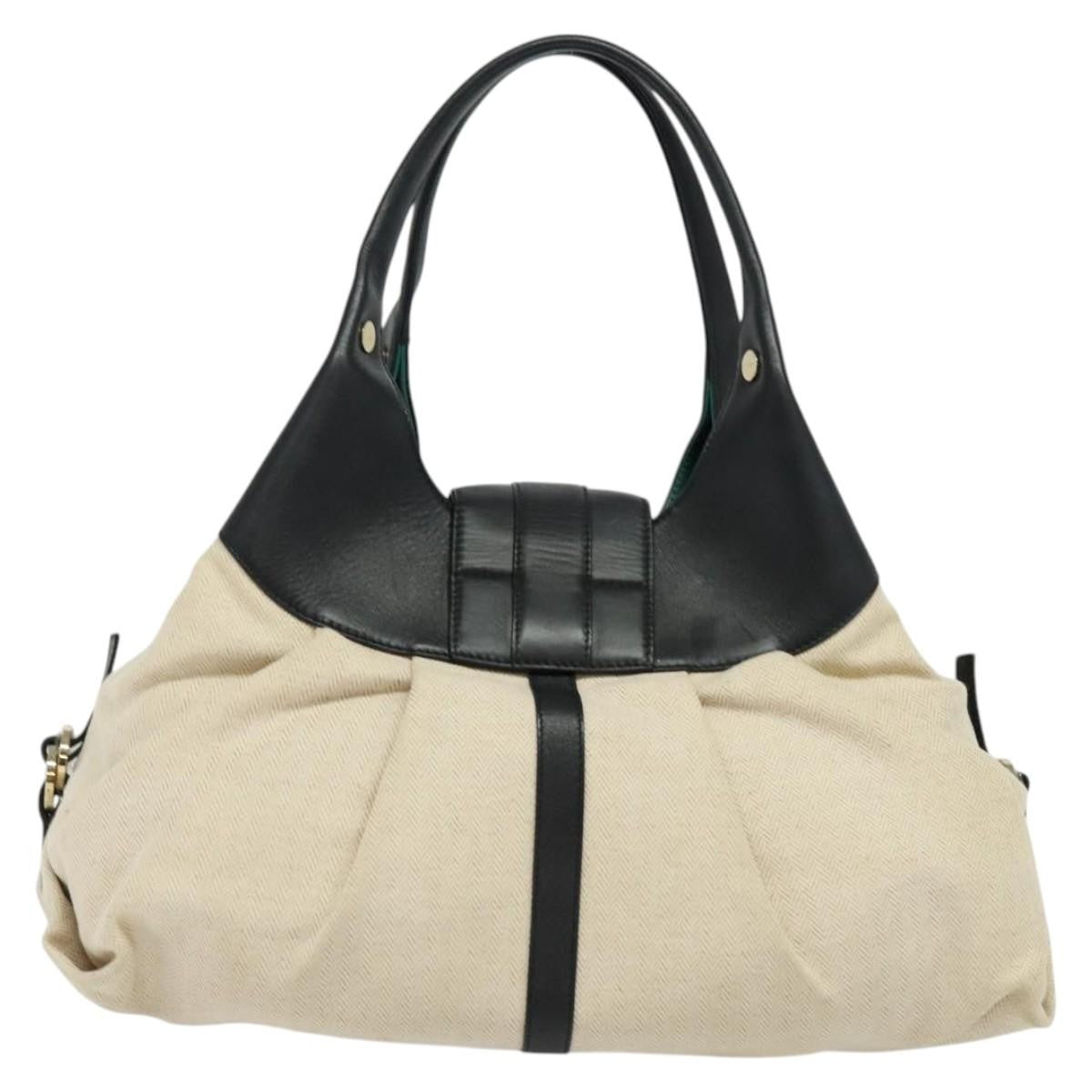 Bvlgari Chandra Hobo Canvas and Leather