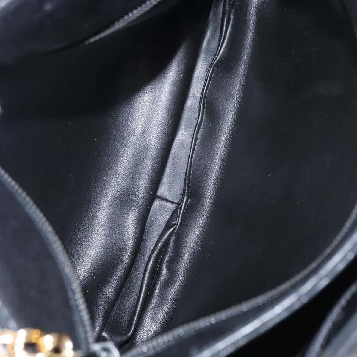 Bally Vintage Chain Shoulder Bag Quilted Leather