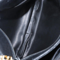 Bally Vintage Chain Shoulder Bag Quilted Leather