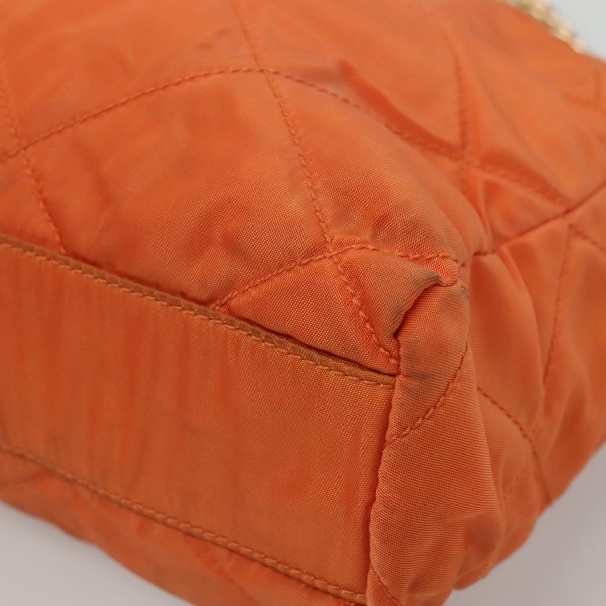 Prada Chain Shoulder Bag Quilted Tessuto