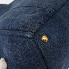 Prada Canapa Convertible Tote Denim