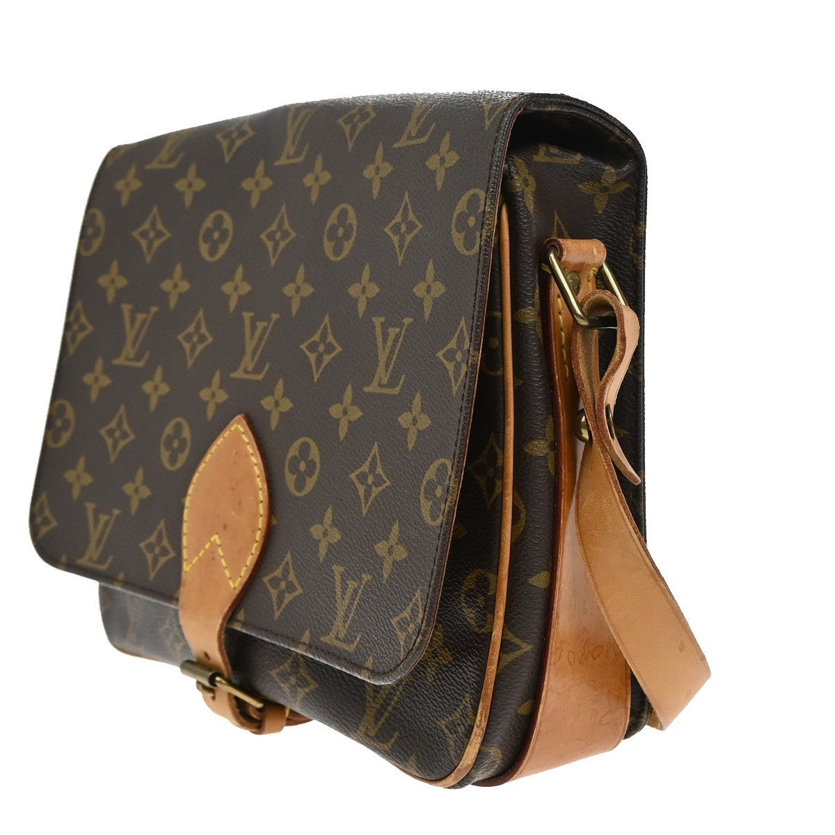 Louis Vuitton Cartouchiere Handbag Monogram Canvas