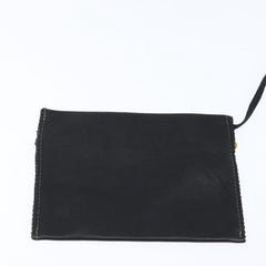 Fendi Logo Flap Drawstring Backpack Leather