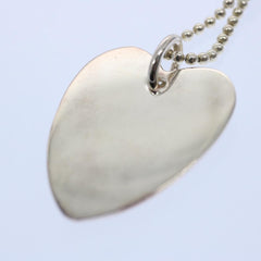 Gucci Heart Necklace Silver